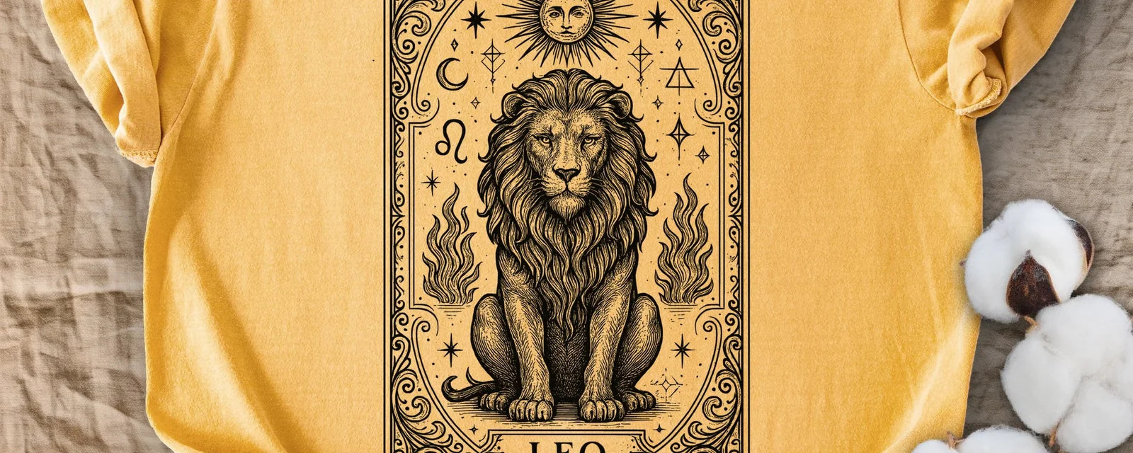 Leo Tarot Card Lion Tee