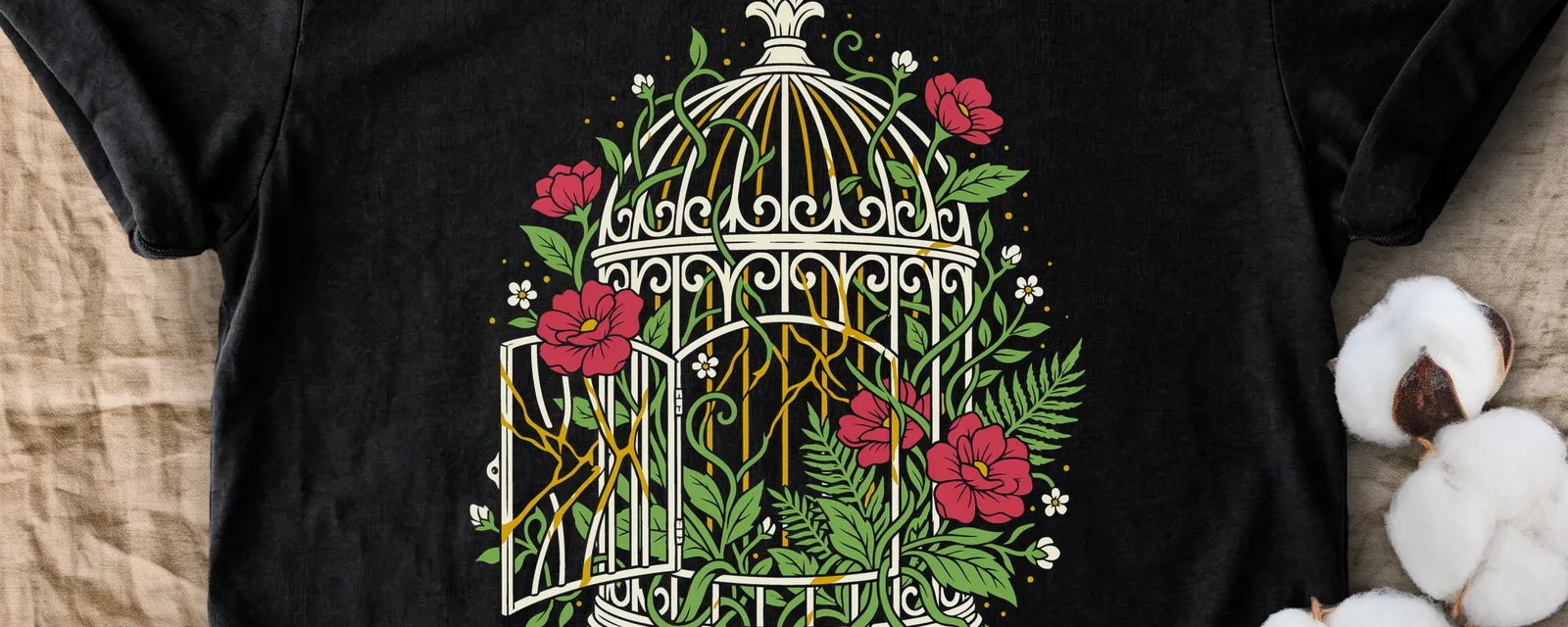 Floral Birdcage Tee