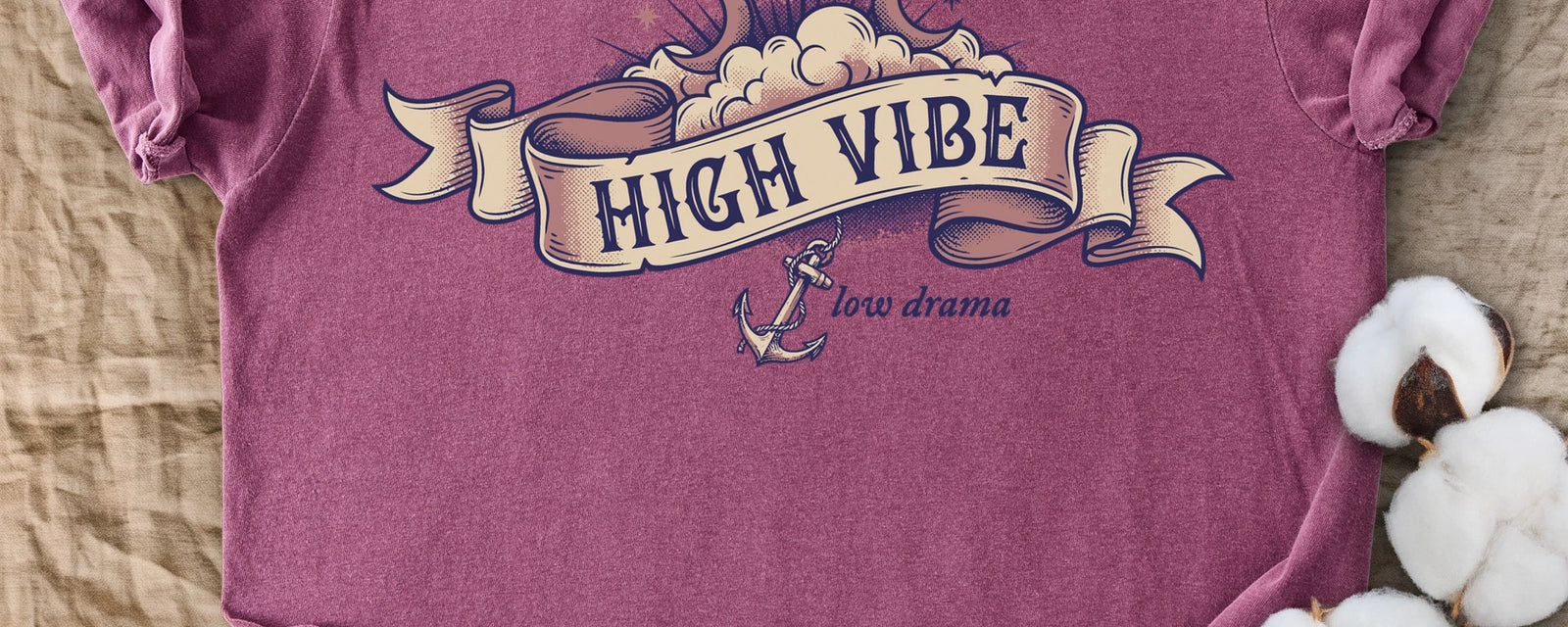 High Vibe Low Drama Tee