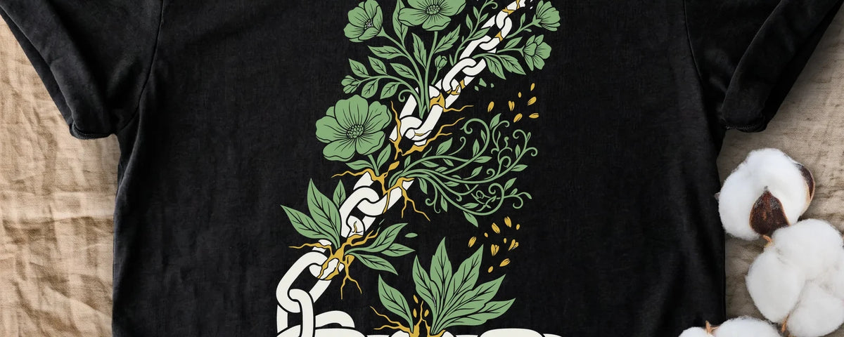The Real History Behind the Broken Chain Symbol | Comfort Colors T-Shirt | Etherlotus