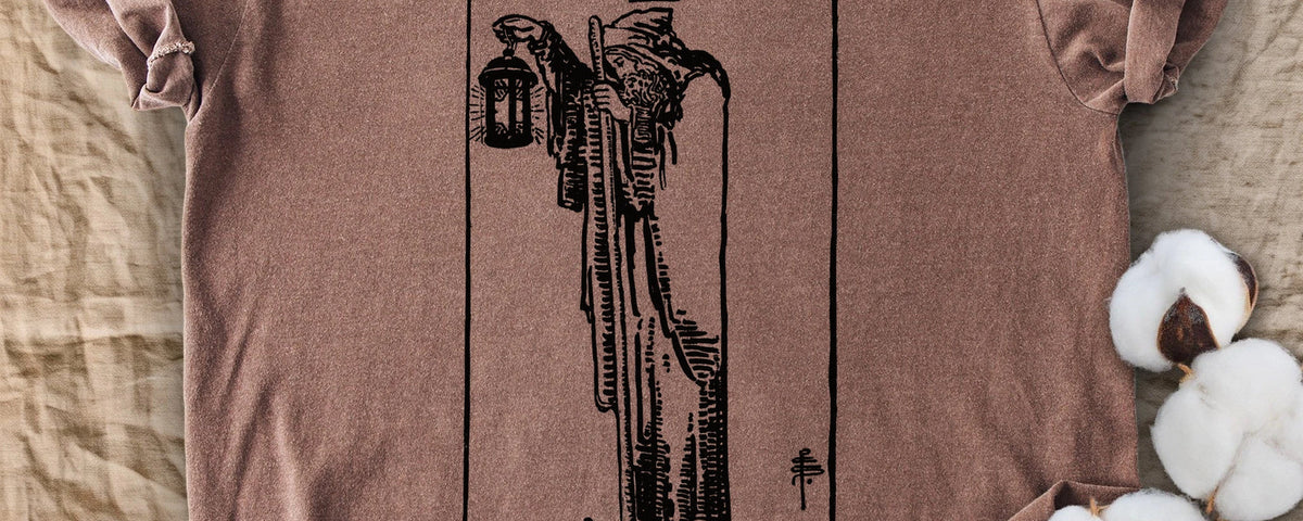 The Ancient Philosopher Behind the Hermit Tarot Card | Comfort Colors T-Shirt | Etherlotus
