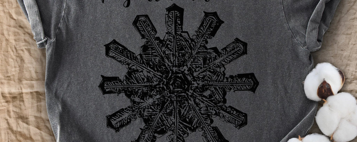 The Farmer Who Proved No Two Snowflakes Are Alike | Comfort Colors T-Shirt | Etherlotus