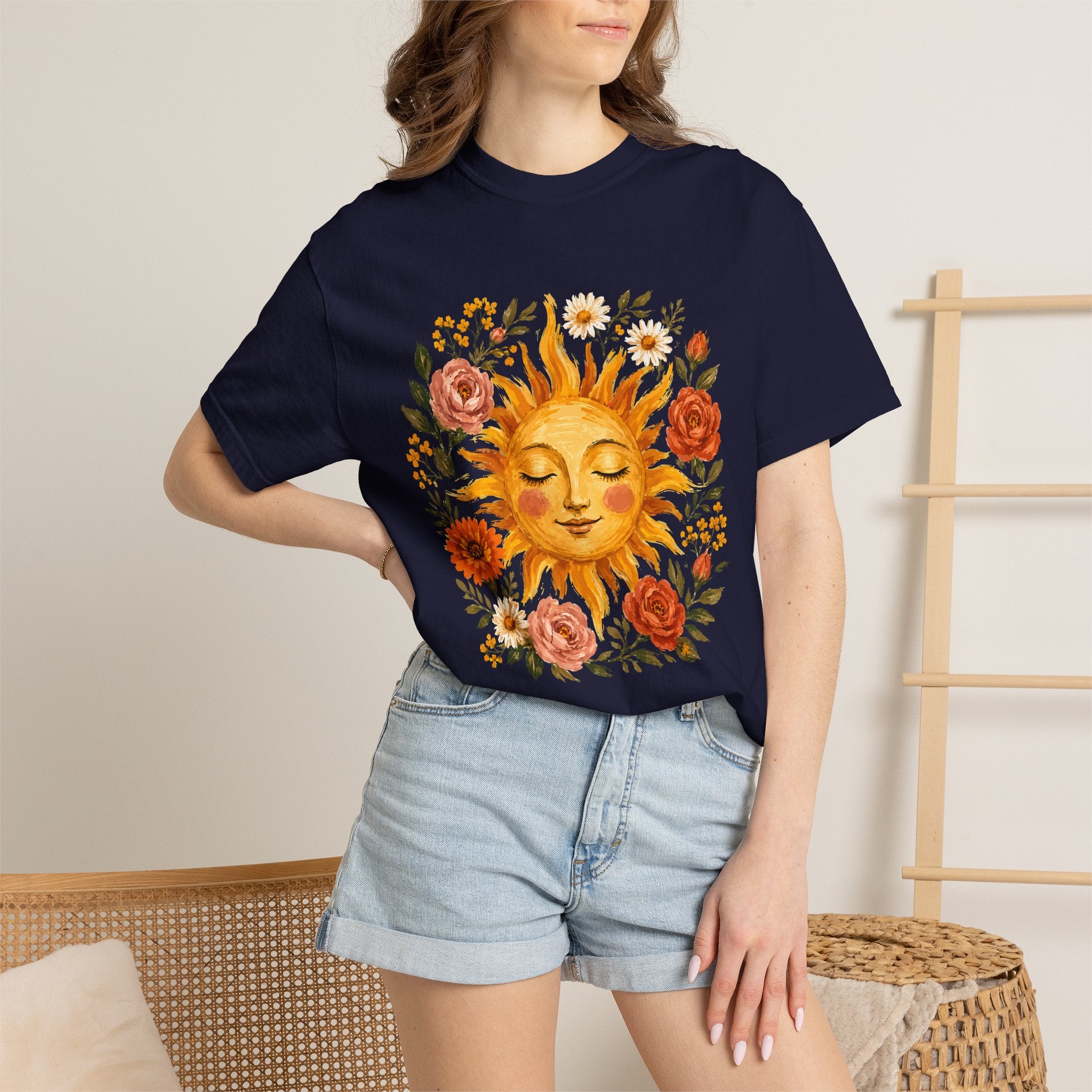 Sacred Blooming Sun Comfort Colors® Unisex T-Shirt