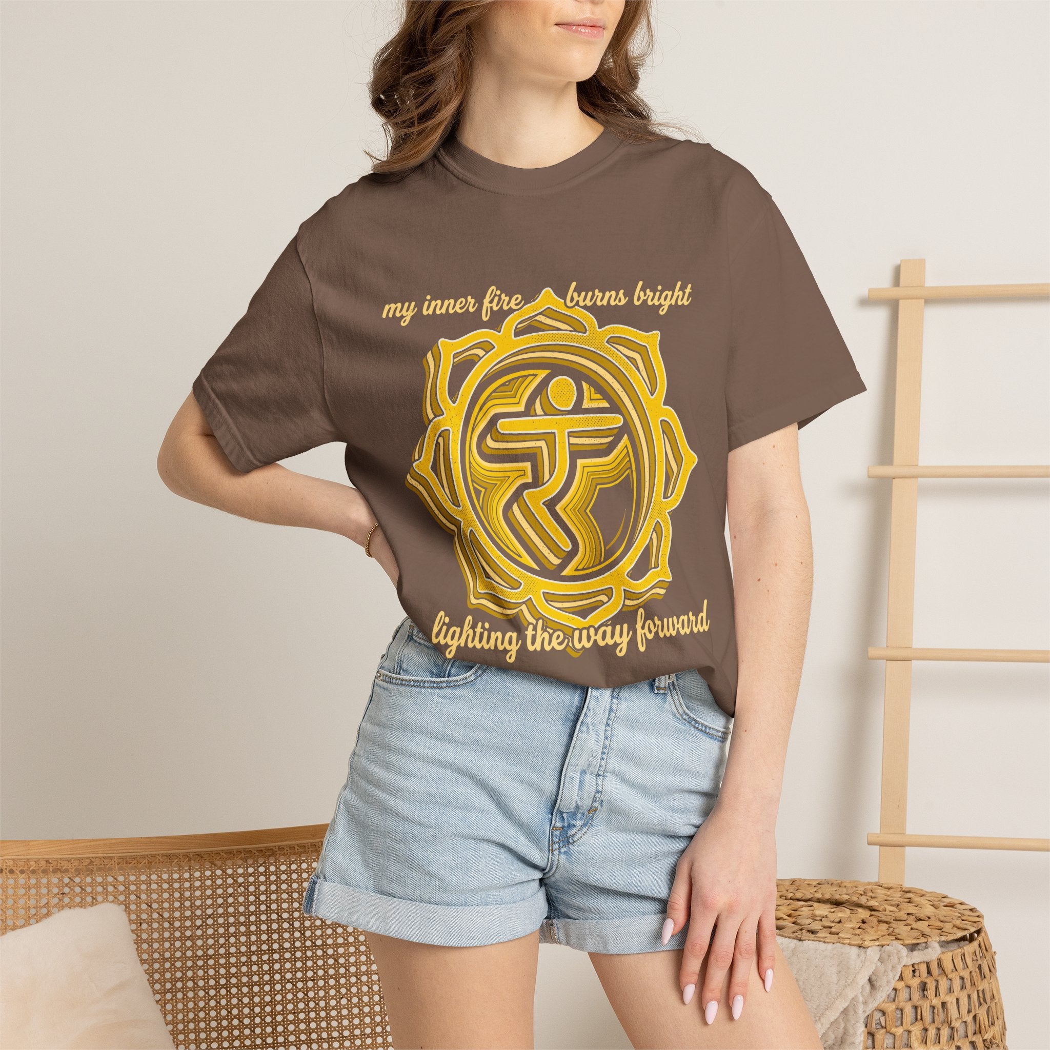 My Inner Fire Burns Bright Lighting the Way Forward Solar Plexus Chakra Comfort Colors® Unisex T-Shirt