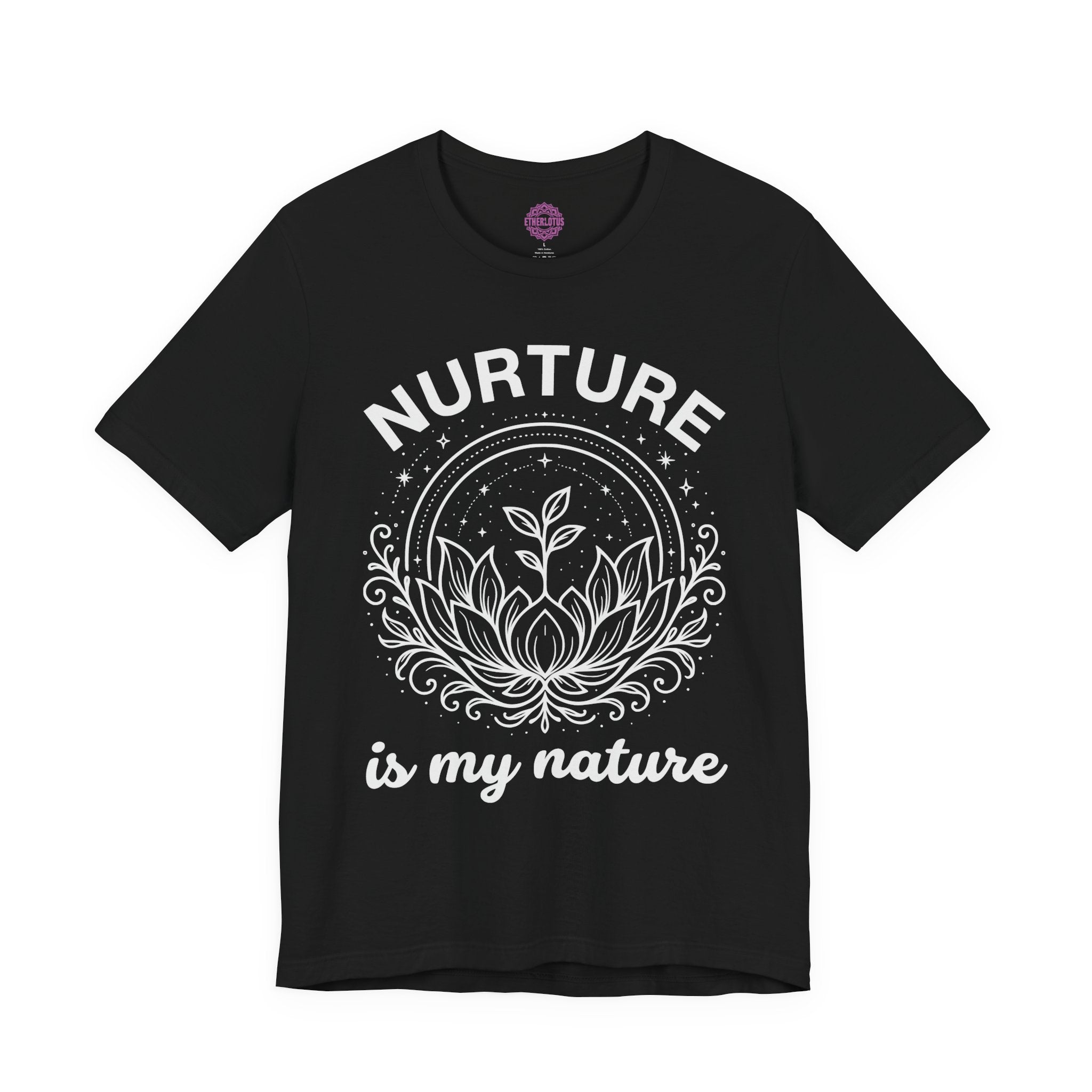 Nurture Is My Nature Lotus Premium Unisex T-Shirt