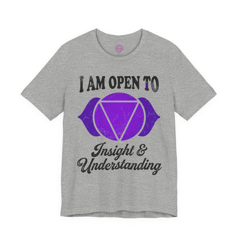 I Am Open to Insight and Understanding Third Eye Chakra Premium Unisex T-Shirt