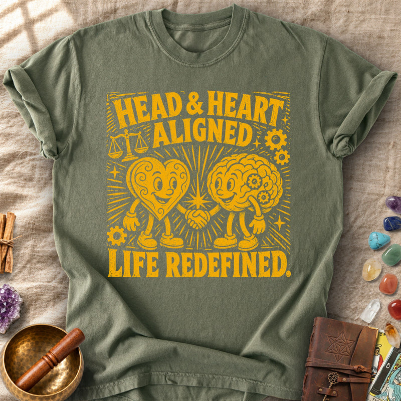 Head and Heart Aligned Life Redefined Comfort Colors® Unisex T-Shirt