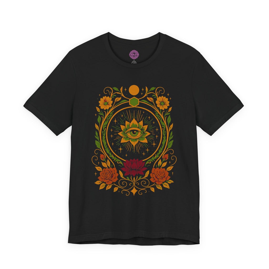 Awakened Vision Floral Eye Premium Unisex T-Shirt