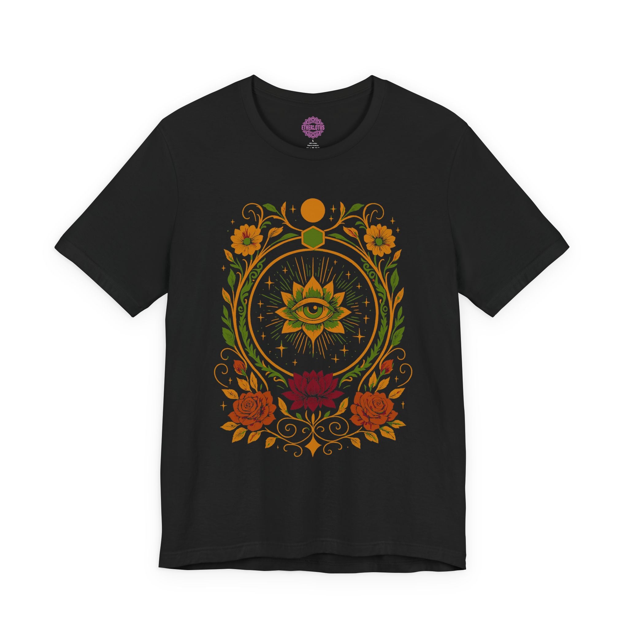 Awakened Vision Floral Eye Premium Unisex T-Shirt