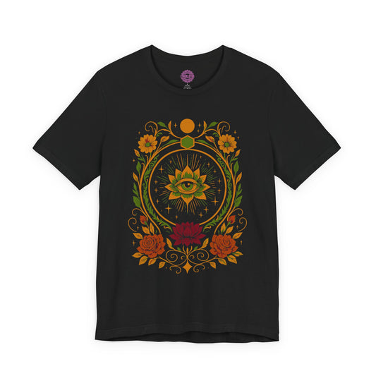 Awakened Vision Floral Eye Premium Unisex T-Shirt