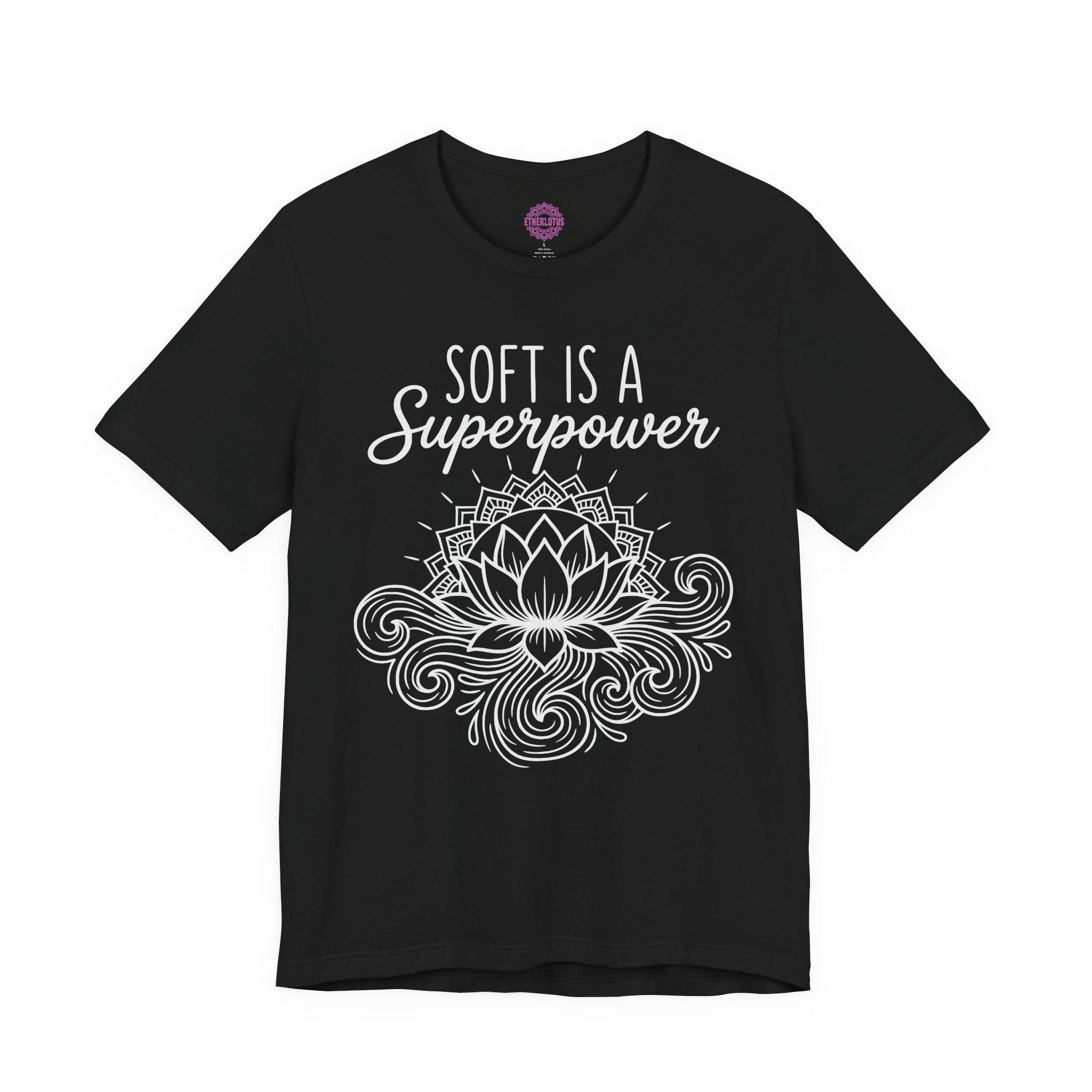 Soft Is A Superpower Lotus Premium Unisex T-Shirt