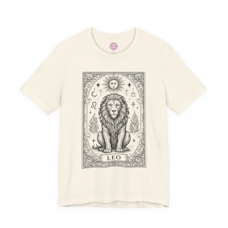 Leo Celestial Tarot Card Premium Unisex T-Shirt