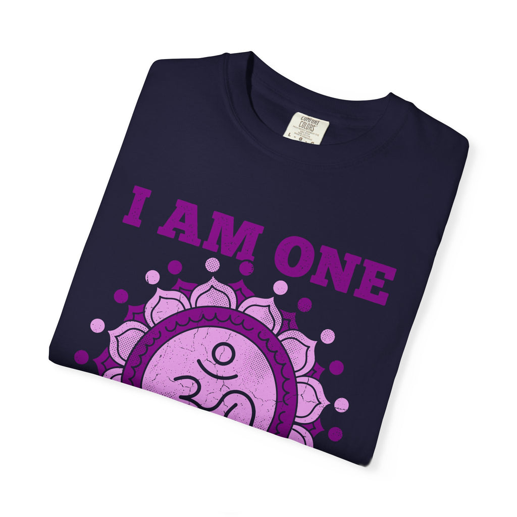 I Am One With All That Is Crown Chakra Om Sahasrara Comfort Colors® Unisex T-Shirt