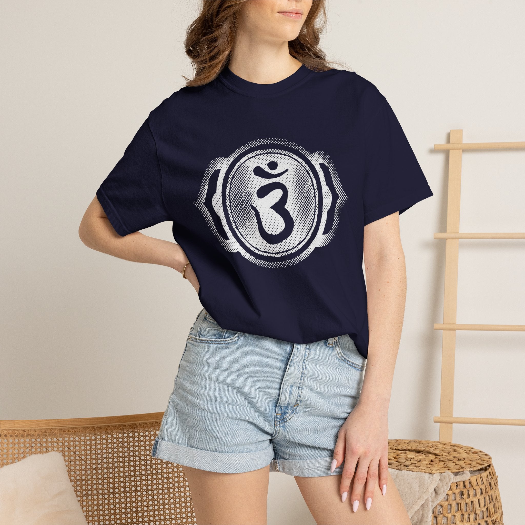 Om Ajna Third Eye Chakra Symbol Sacred Geometry Comfort Colors® Unisex T-Shirt