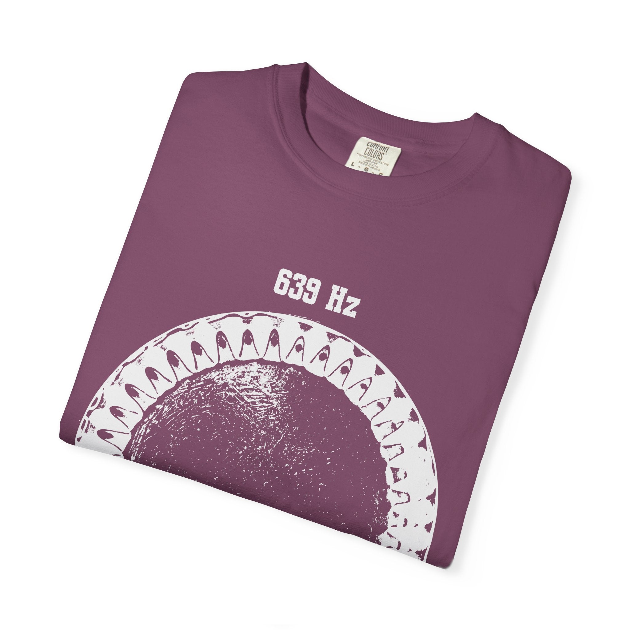 639 Hz Solfeggio Frequency Cymatics Connection Harmony Comfort Colors® Unisex T-Shirt