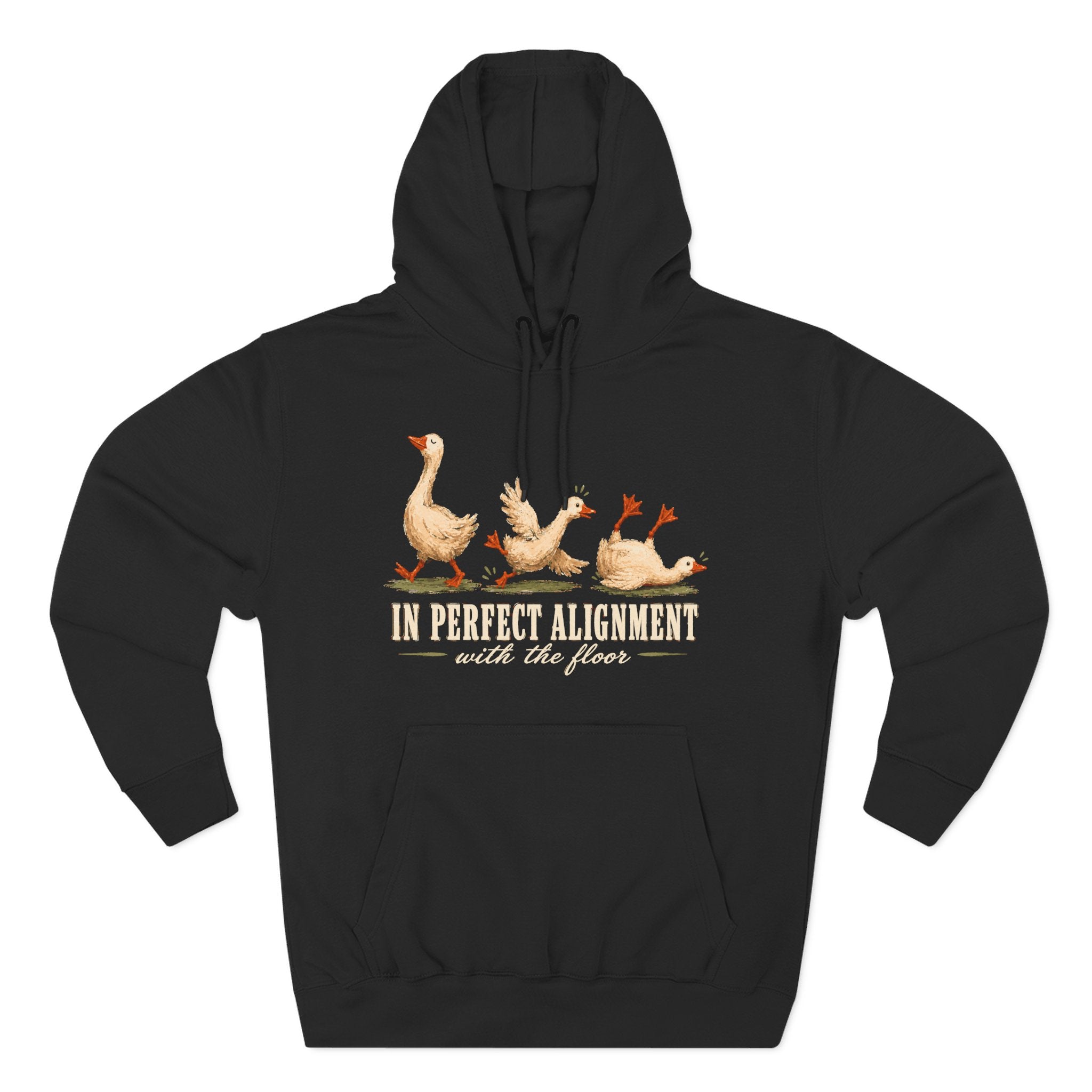 In Perfect Alignment With The Floor Premium Unisex Hoodie