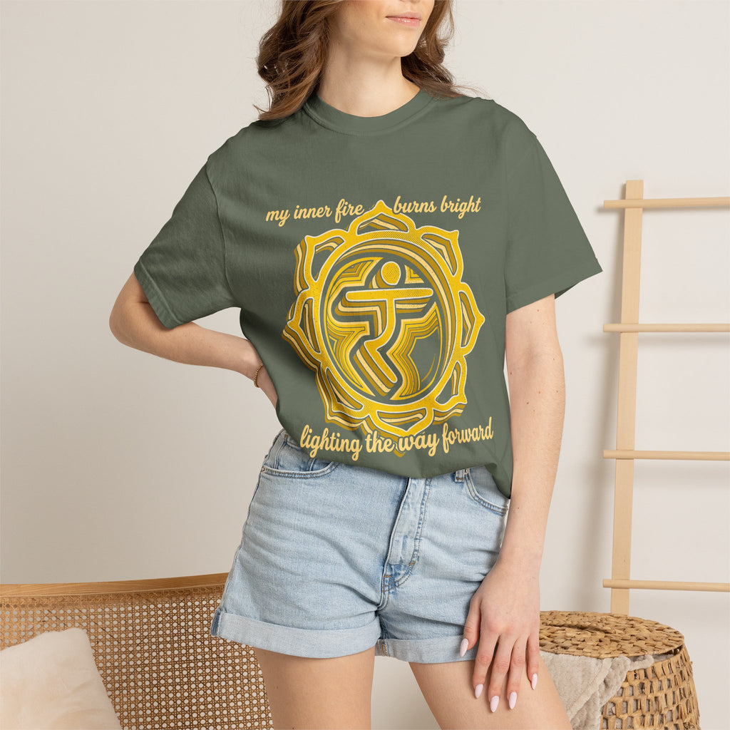 My Inner Fire Burns Bright Lighting the Way Forward Solar Plexus Chakra Comfort Colors® Unisex T-Shirt