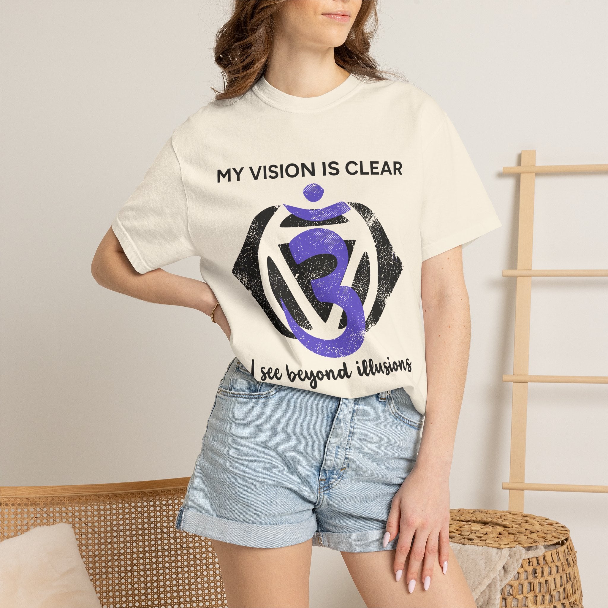 My Vision Is Clear I See Beyond Illusions Third Eye Chakra Comfort Colors® Unisex T-Shirt