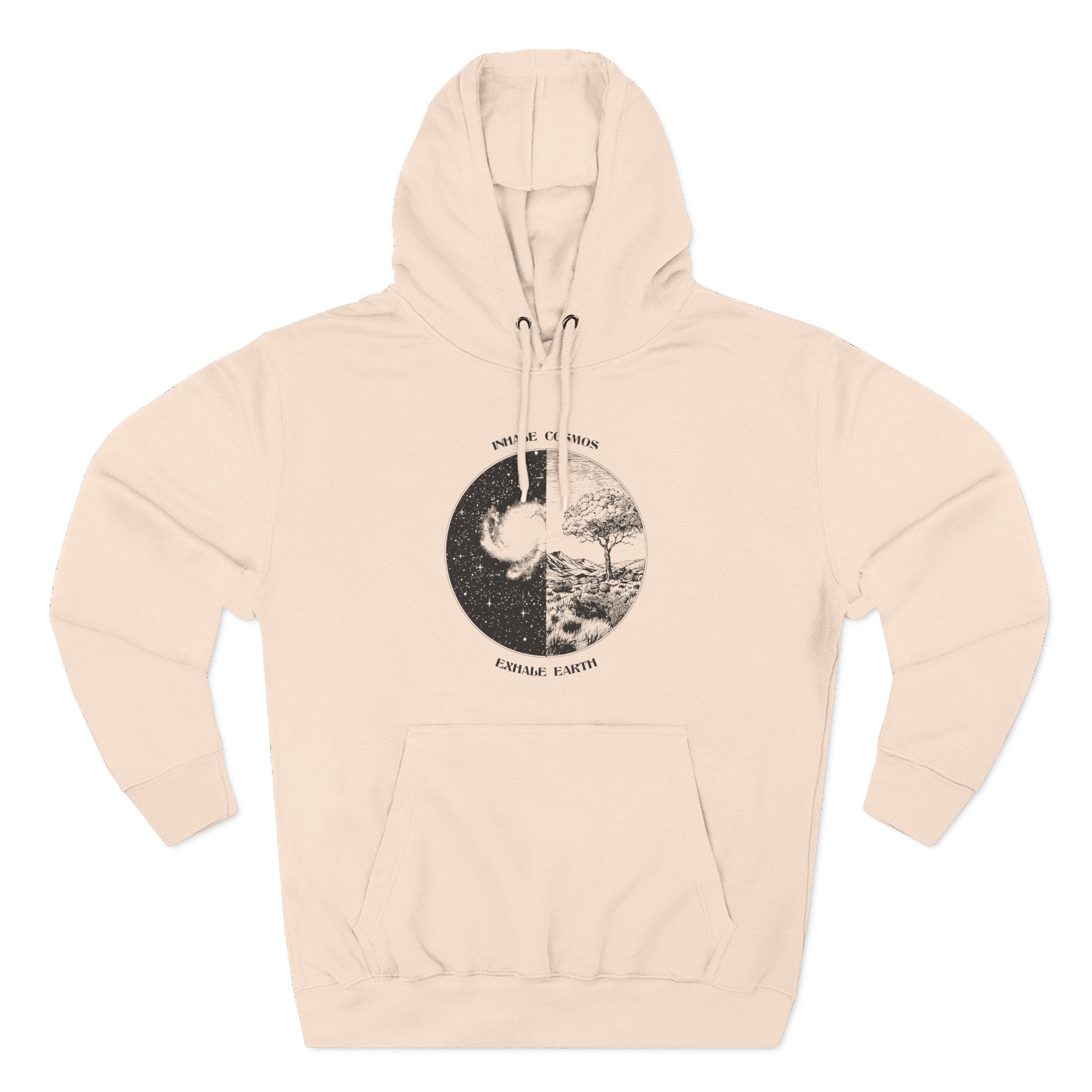 Inhale Cosmos Exhale Earth Premium Unisex Hoodie