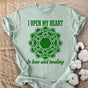 I Open My Heart Comfort Colors® Unisex T-Shirt