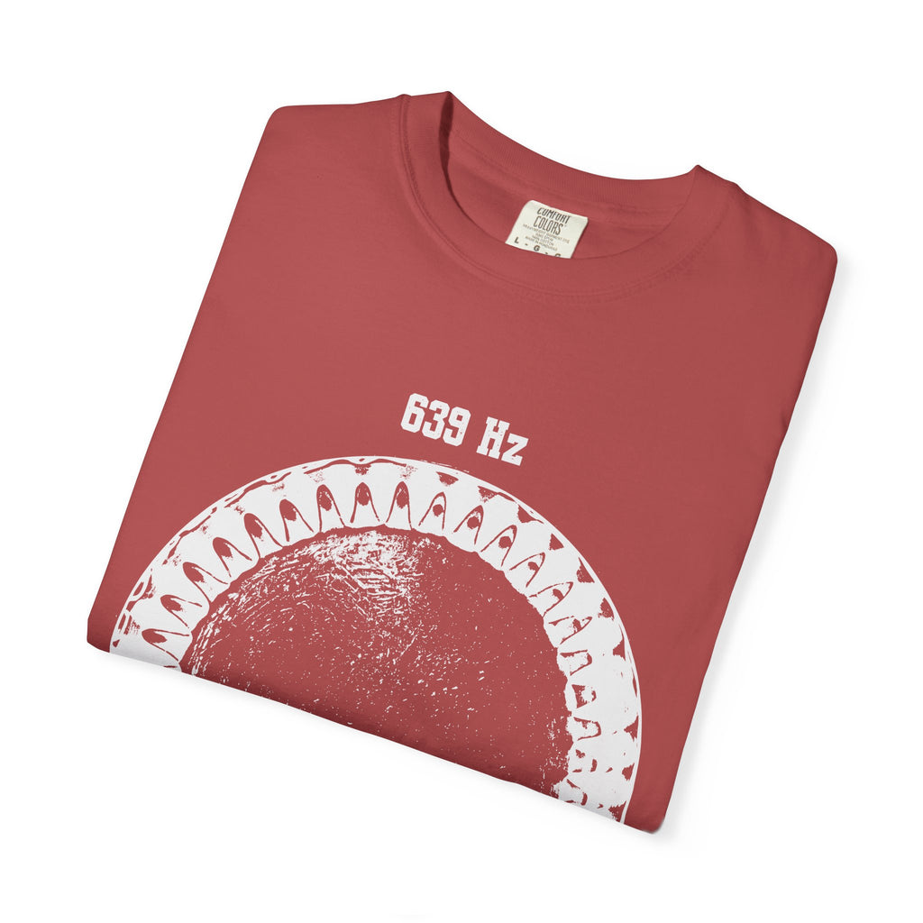 639 Hz Solfeggio Frequency Cymatics Connection Harmony Comfort Colors® Unisex T-Shirt
