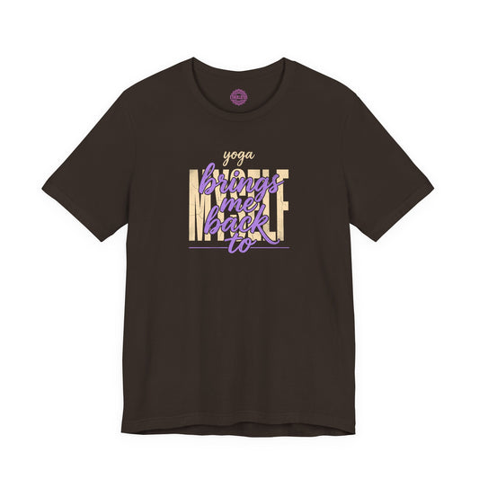 Yoga Brings Me Back to Myself Premium Unisex T-Shirt