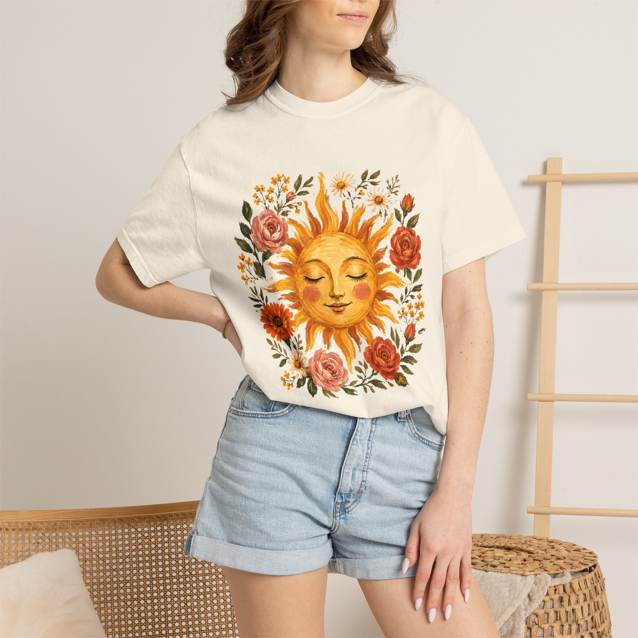 Sacred Blooming Sun Comfort Colors® Unisex T-Shirt