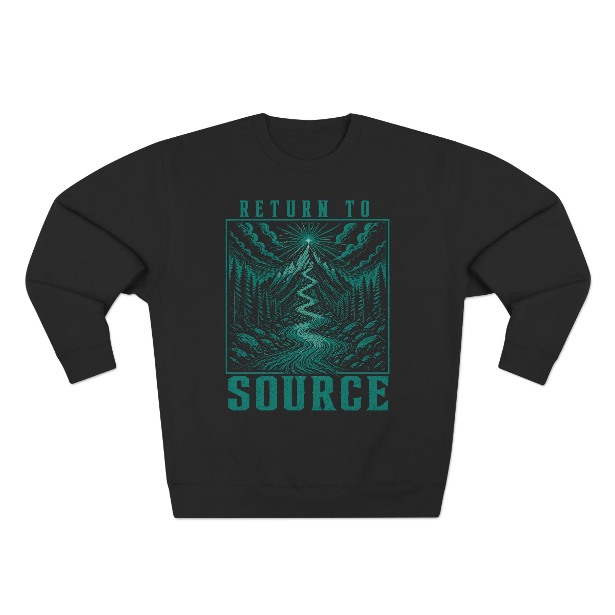 Return to Source Sacred Nature Grounding Premium Unisex Sweatshirt