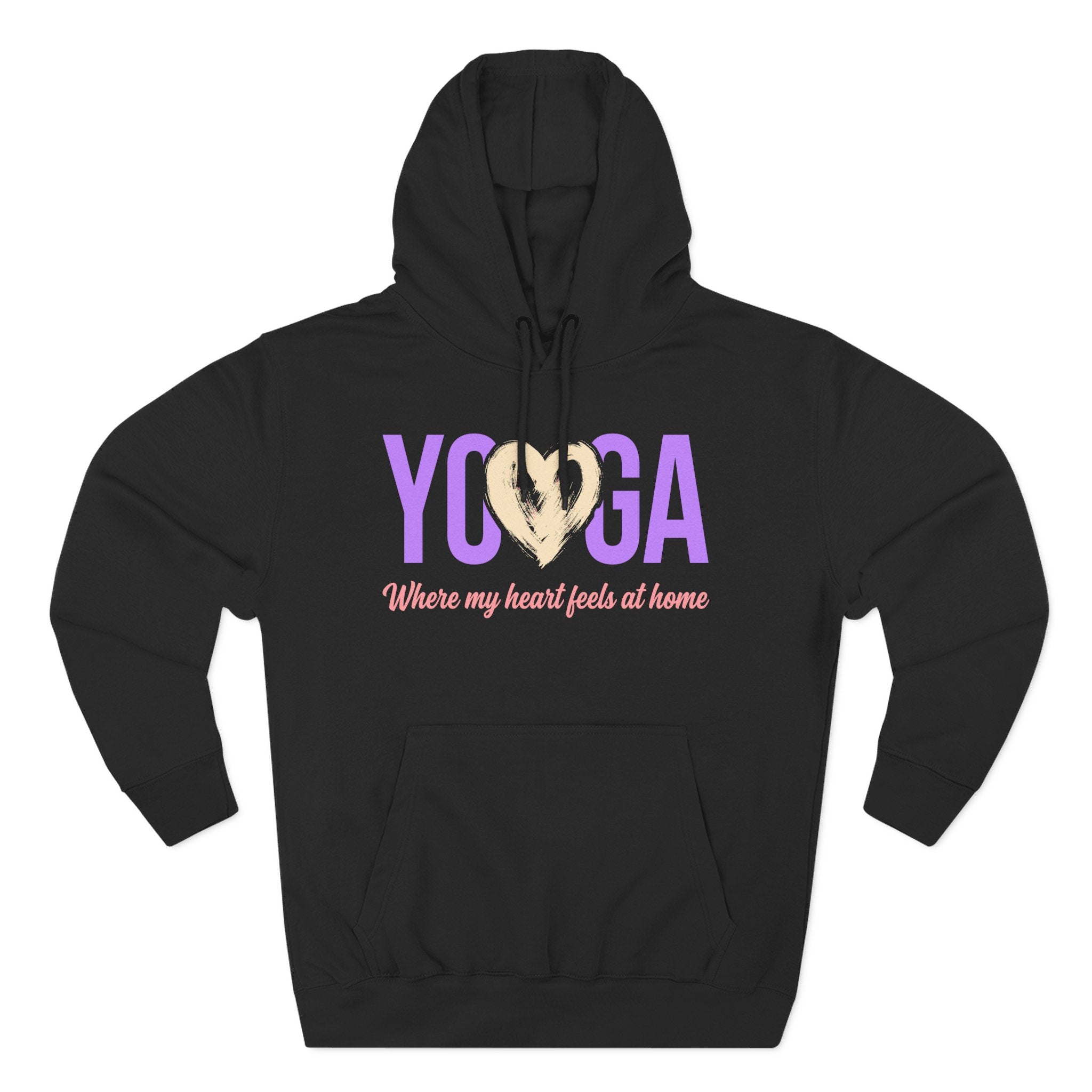 Yoga Where My Heart Feels at Home Premium Unisex Hoodie