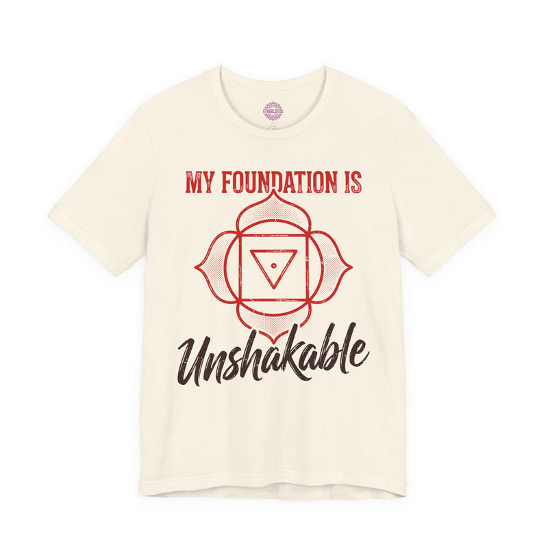 My Foundation Is Unshakable Root Chakra Mandala Premium Unisex T-Shirt