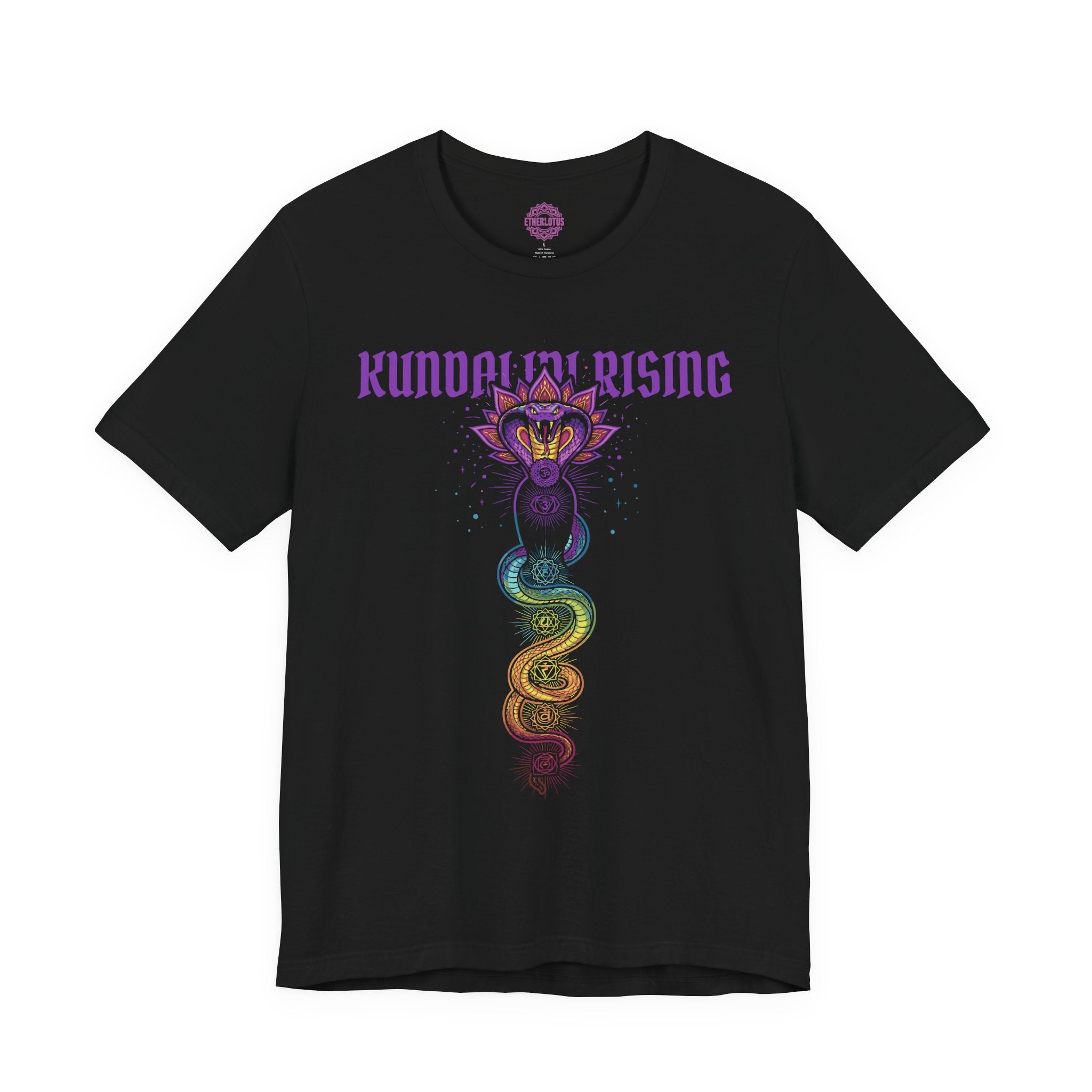 Kundalini Rising Cobra Chakra Column Premium Unisex T-Shirt