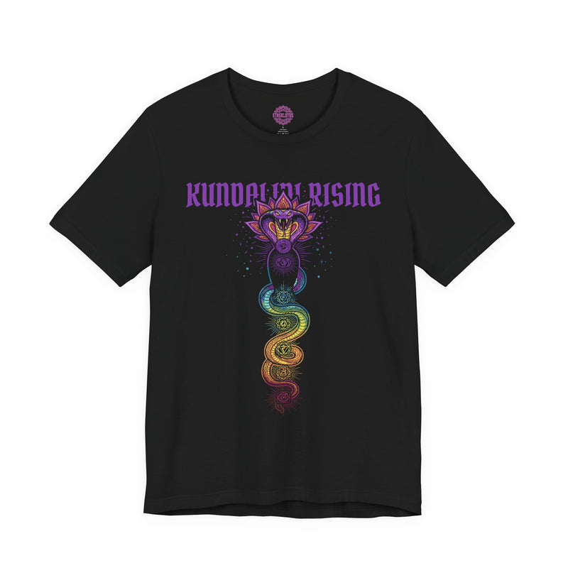 Kundalini Rising Cobra Chakra Column Premium Unisex T-Shirt