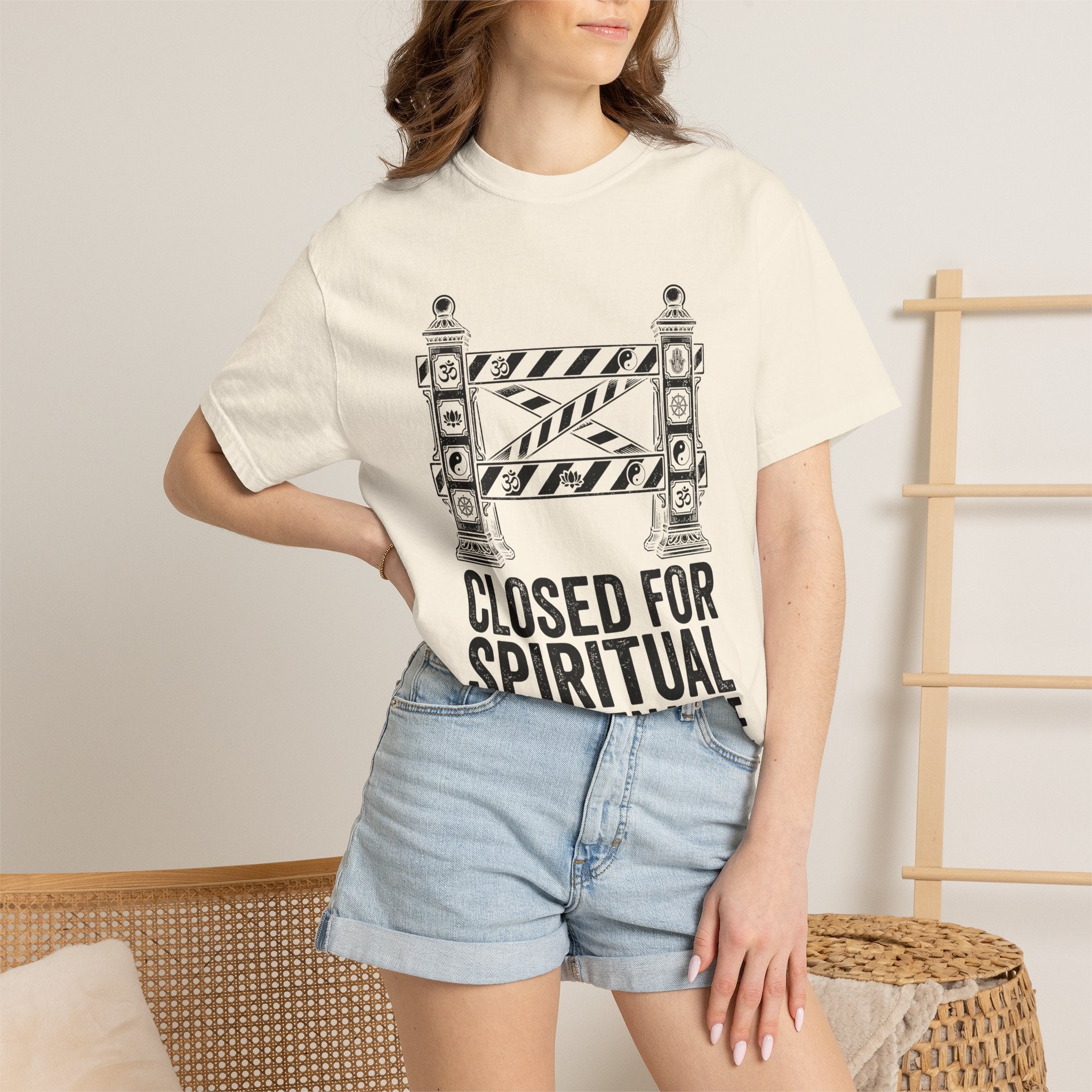 Closed For Spiritual Maintenance Sacred Gate Comfort Colors® Unisex T-Shirt