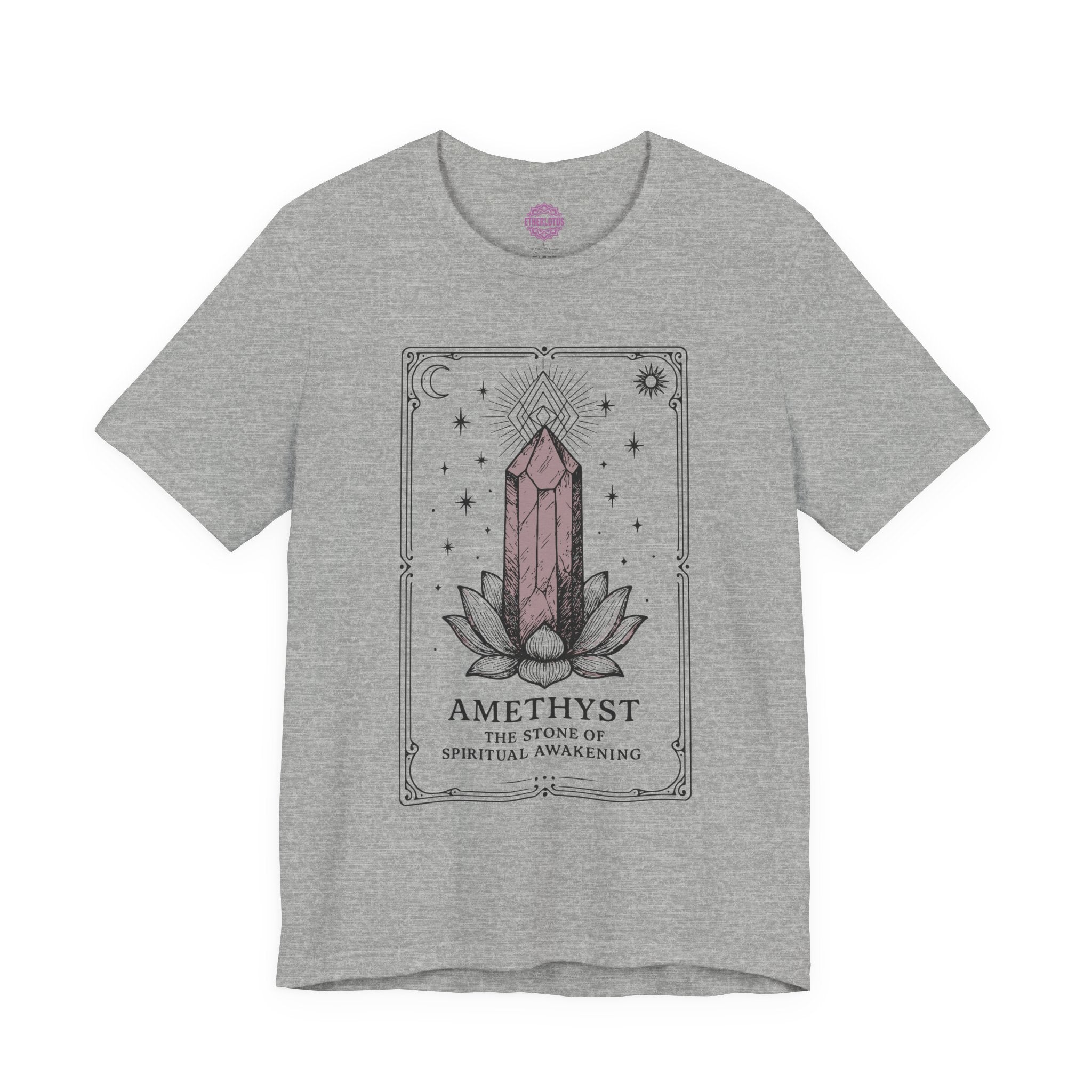 Amethyst Stone of Spiritual Awakening Premium Unisex T-Shirt