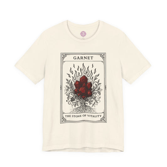 Garnet Stone of Vitality Premium Unisex T-Shirt