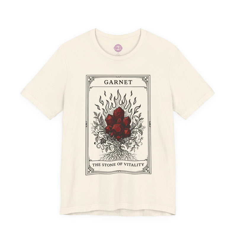 Garnet Stone of Vitality Premium Unisex T-Shirt