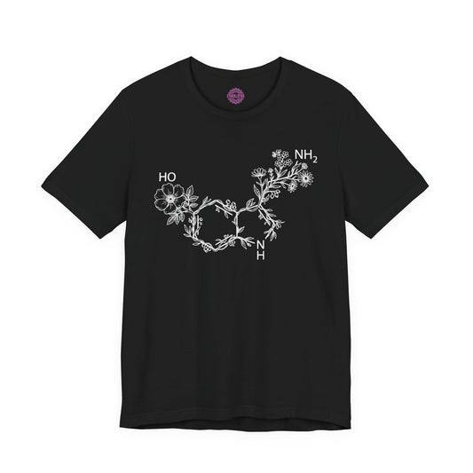 Serotonin Botanical Molecule Premium Unisex T-Shirt