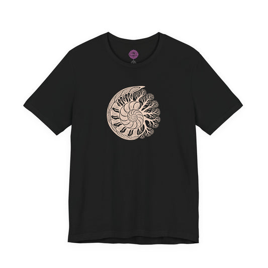 Spiral of Life Nature's Rhythm Sacred Geometry Premium Unisex T-Shirt