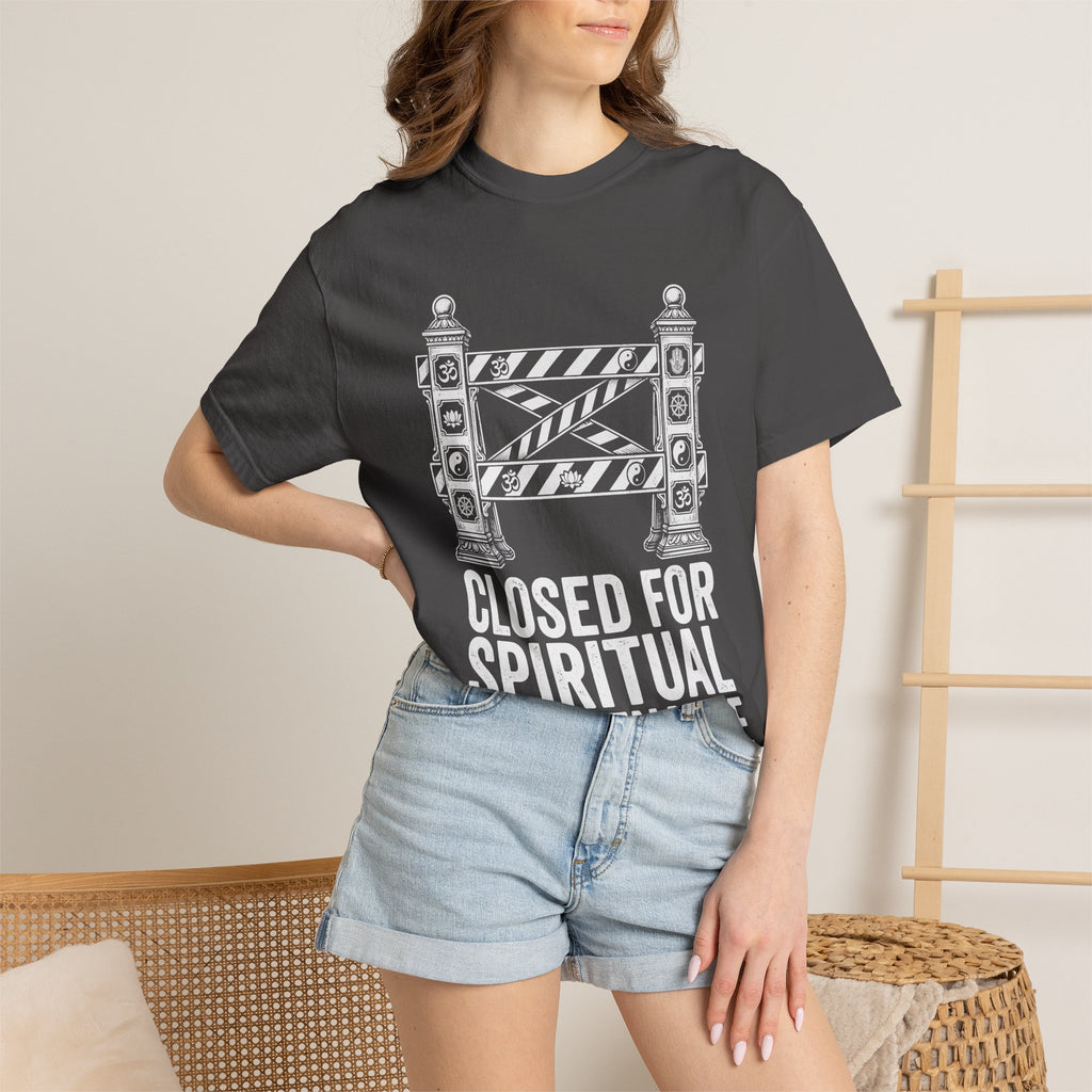 Closed For Spiritual Maintenance Sacred Gate Comfort Colors® Unisex T-Shirt
