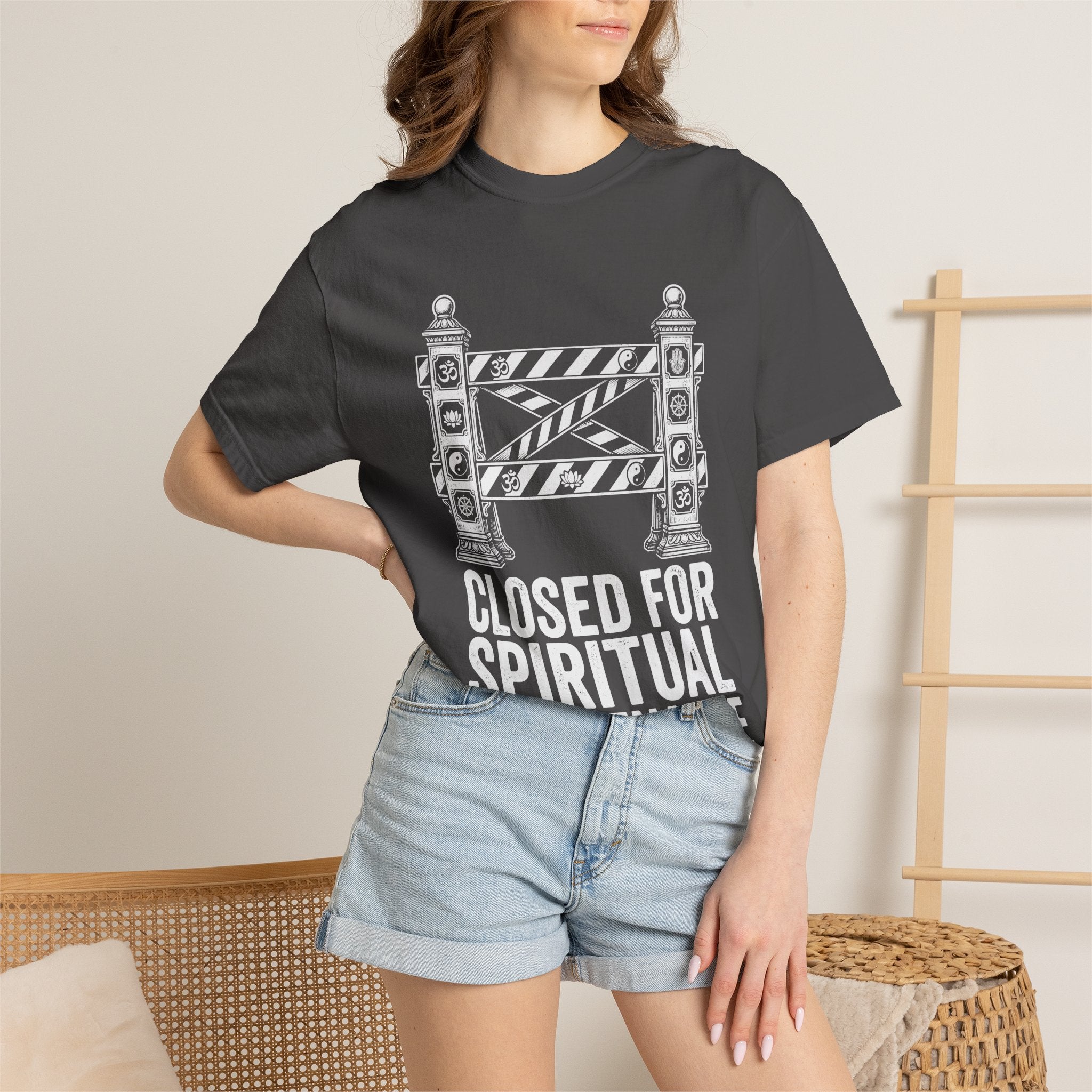 Closed For Spiritual Maintenance Sacred Gate Comfort Colors® Unisex T-Shirt
