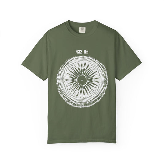 432 Hz Natural Tuning Cymatics Sacred Frequency Wellness Comfort Colors® Unisex T-Shirt