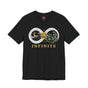 Infinite Cosmic Lotus Moon Botanical Premium Unisex T-Shirt