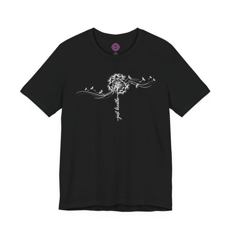 Just Breathe Dandelion Wishes Premium Unisex T-Shirt