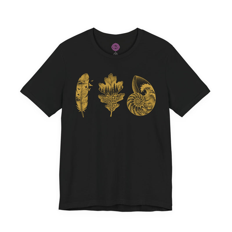 Celestial Butterfly Skull "Rebirth & Transformation" Sun Moon Premium Unisex T-Shirt