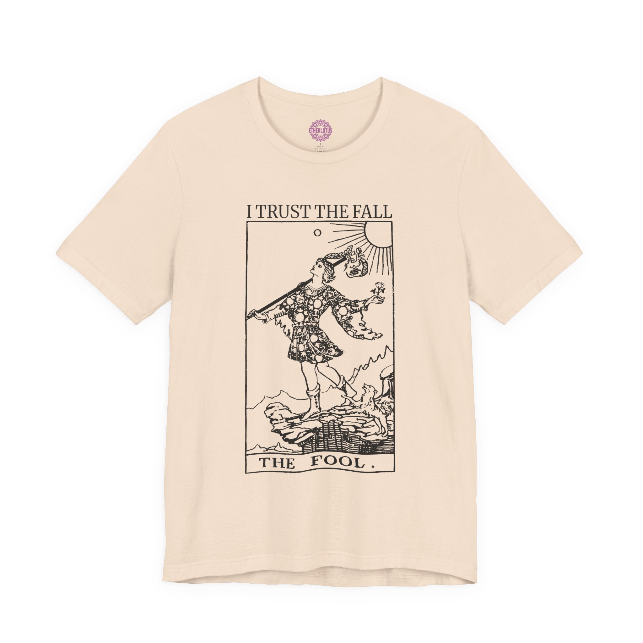 The Fool Trust The Fall Tarot Premium Unisex T-Shirt