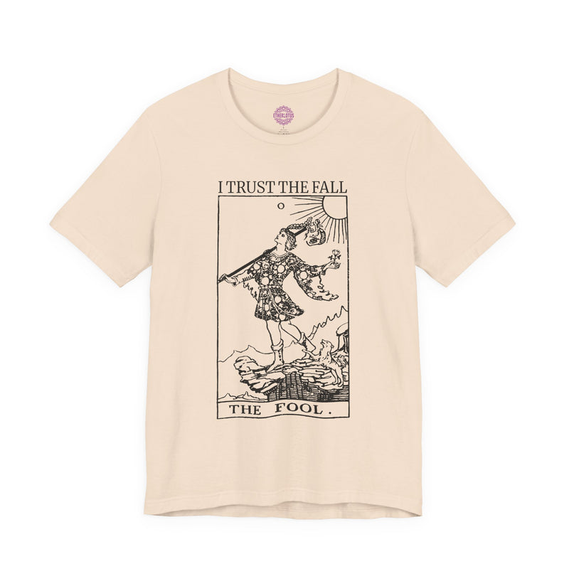 The Fool Trust The Fall Tarot Premium Unisex T-Shirt