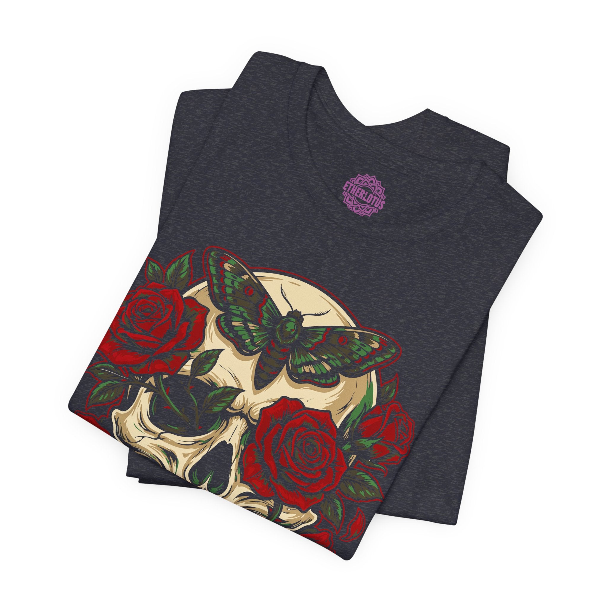 Eternal Bloom Skull Roses Rebirth Premium Unisex T-Shirt