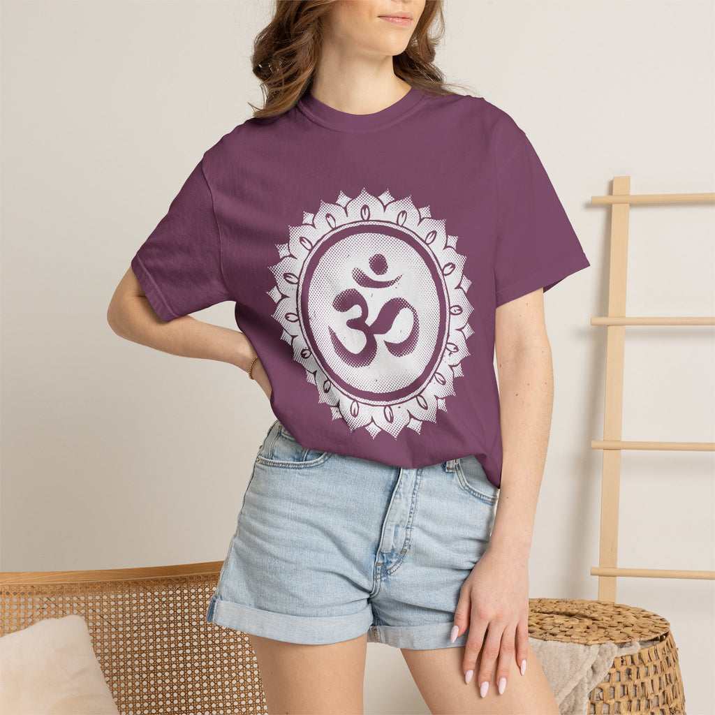 Om Sahasrara Crown Chakra Symbol Sacred Geometry Comfort Colors® Unisex T-Shirt