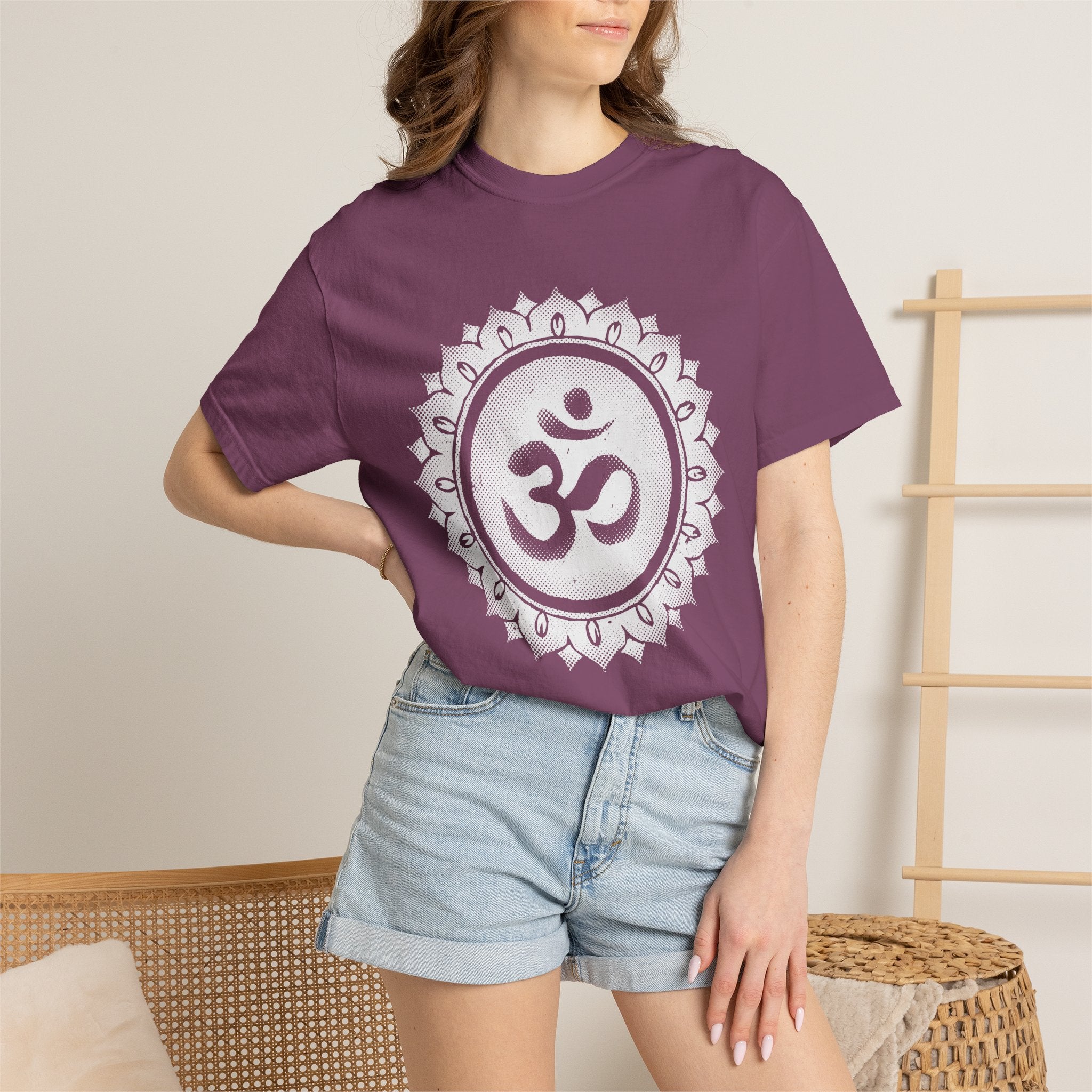 Om Sahasrara Crown Chakra Symbol Sacred Geometry Comfort Colors® Unisex T-Shirt