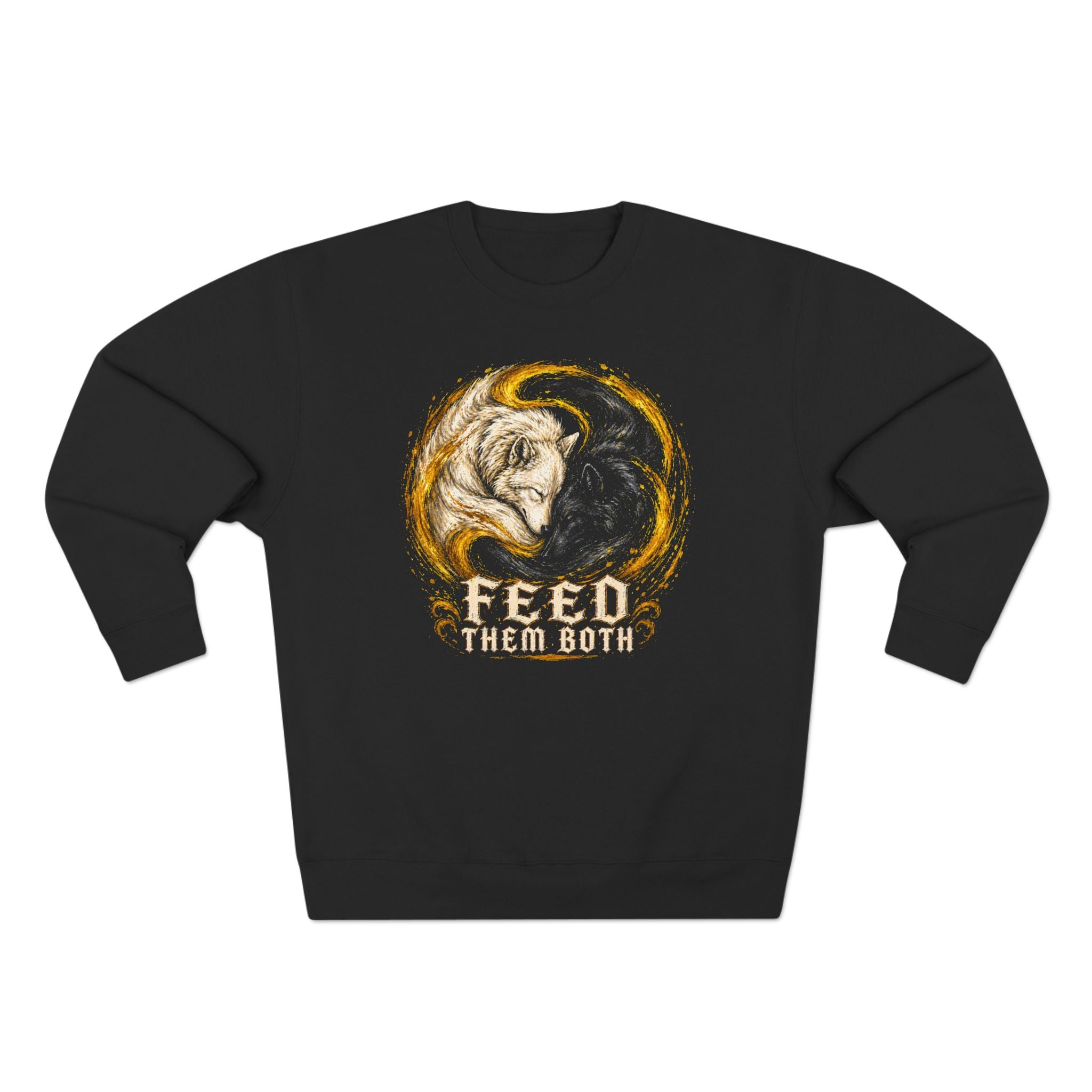 Feed Them Both Shadow Work Integration Premium Unisex Sweatshirt